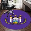 Personalized Anderlecht Round Chair Office Rug - Perfect for Mat, Office Chair & More - Ideal Gift for Birthdays and Holidays