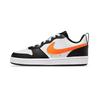 Nike Court Borough Non slip Lightweight Low top Skateboard Shoes GS Black White Red BQ5448-115(TeamEight-)