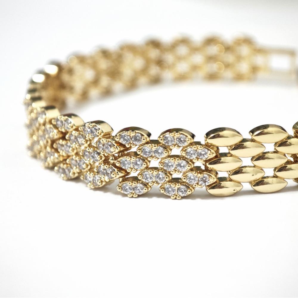 Intarsien Zirkon Armband frauen Mode Trendy Armband Geschenk Schmuck