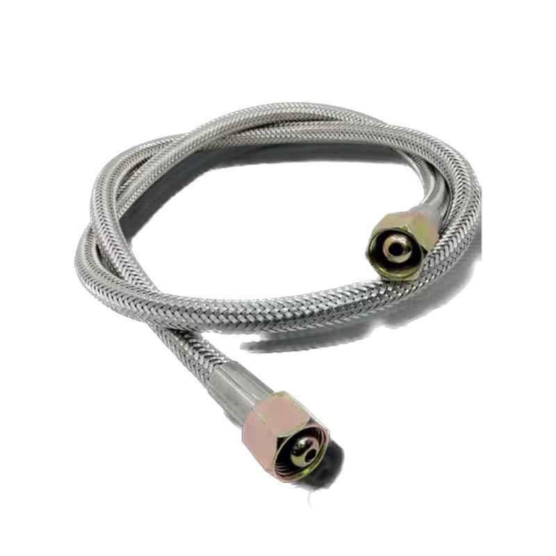 High-Pressure Stainless Steel Mesh Hose Bridge for Gas Cylinders (Large To Small)