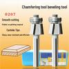 Jundinging Woodworking 4-Tooth Edge Trimming Router Bit
