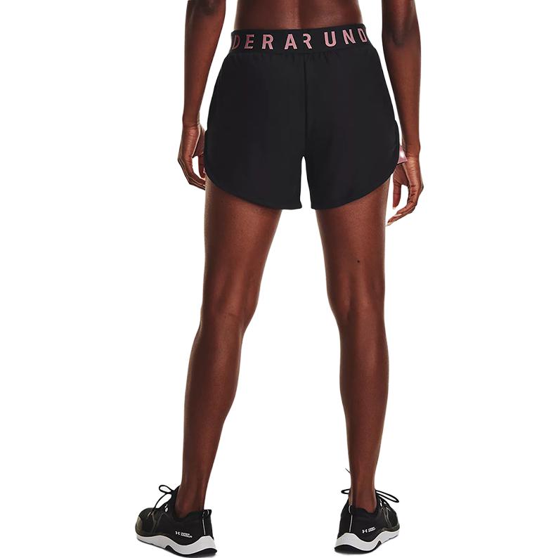 Under Armour Play Up Training Loose Knit Shorts Women Bottoms Black 1355791-005