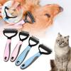 Cepillo profesional para quitar el pelo de mascotas, eliminador de pelo para perros, cortador de nudos de piel para cachorros y gatos, cepillos para el cuidado de perros, suministros para derramar