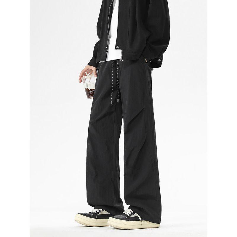 Wassup American-Style Paratrooper Casual Pants for Men, New Spring and Autumn Trendy Brand Work Pants, Straight-Leg Loose Versatile Long Pants