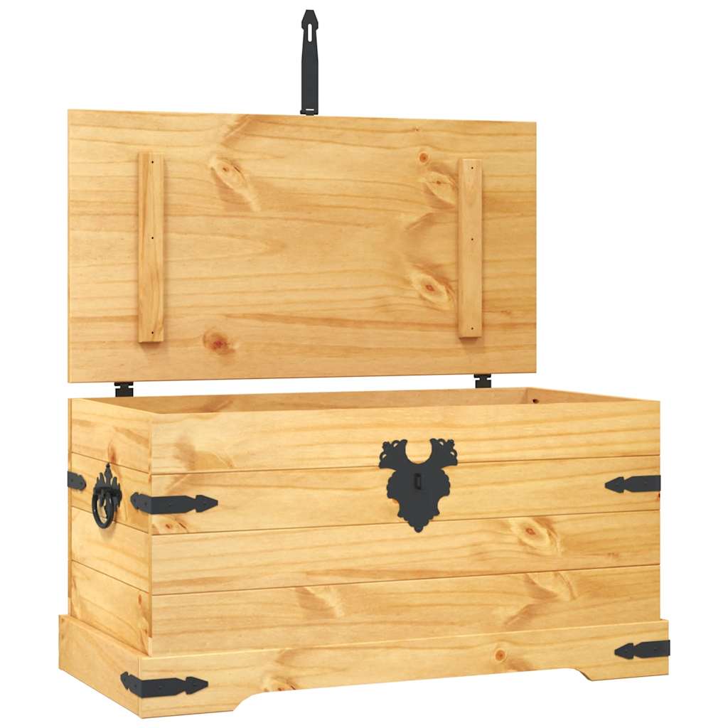 Vidaxl Skrzynia W Meksykańskim Stylu Corona, Sosna, 91X49,5X47 Cm