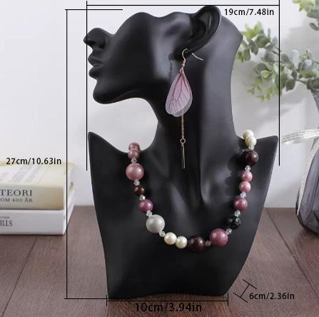 Resin Jewelry Display Holder Wedding Ring Necklace Bracelet Organizer Storage Stand Store Counter Showcase