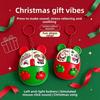 Light-emitting Glowing Christmas Key Chain Auditory-feedback Interactive Xmas Key Ring Classmates
