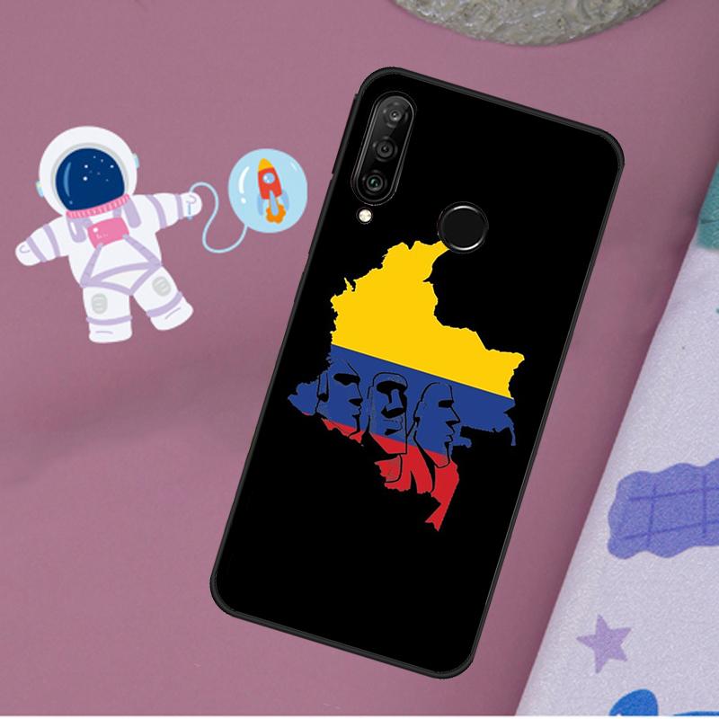 Colombia Flag For Huawei Nova 10 9 SE 11 Pro Y60 Y70 Y90 Y61 Y91 Y72 Y73 12i 11i 8i P20 P30 P40 Lite Case