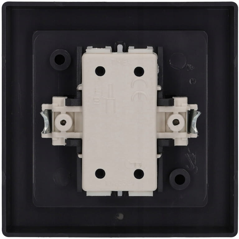 Bell Push Button Switch, 10A IP20, Flush-Mounted, Matte