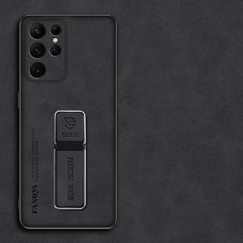 

Чехлы Чехол из овчины S25 для Samsung S25 Ultra Plus с магнитным кольцом-подставкой, матовая защитная силиконовая задняя крышка для телефона Galaxy S 25 S25+ Samsung S25 ultra чёрный