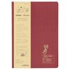 Dress Notebook MOOMINxkleid 2mm Grid Notebook Red/little Me B6 2mm Grid 8916-01