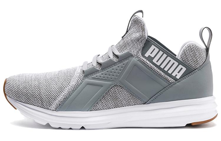 PUMA Enzo Knit Low top Running Shoes Grey/White 191635-06 40.5