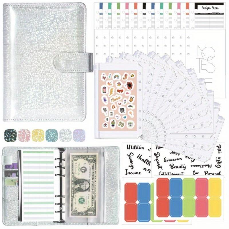 A6 Budget Binder, Money Saving Challenge Tracker and Expense Sheet, Cash Fill Binder for Budget Planning