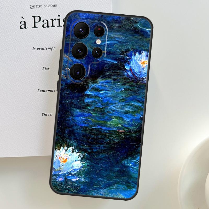 Monet Oil Painting Case For Samsung Galaxy S26 Ultra S25 S24 S23 S21 S22 Ultra S10 S20 Plus S25 FE Phone Cover