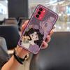 Graffiti Phone Pouch Phone Case For ZTE Blade V40 Vita/A72 Soft case Full wrap Back Cover Cute Animals Anti-knock TPU