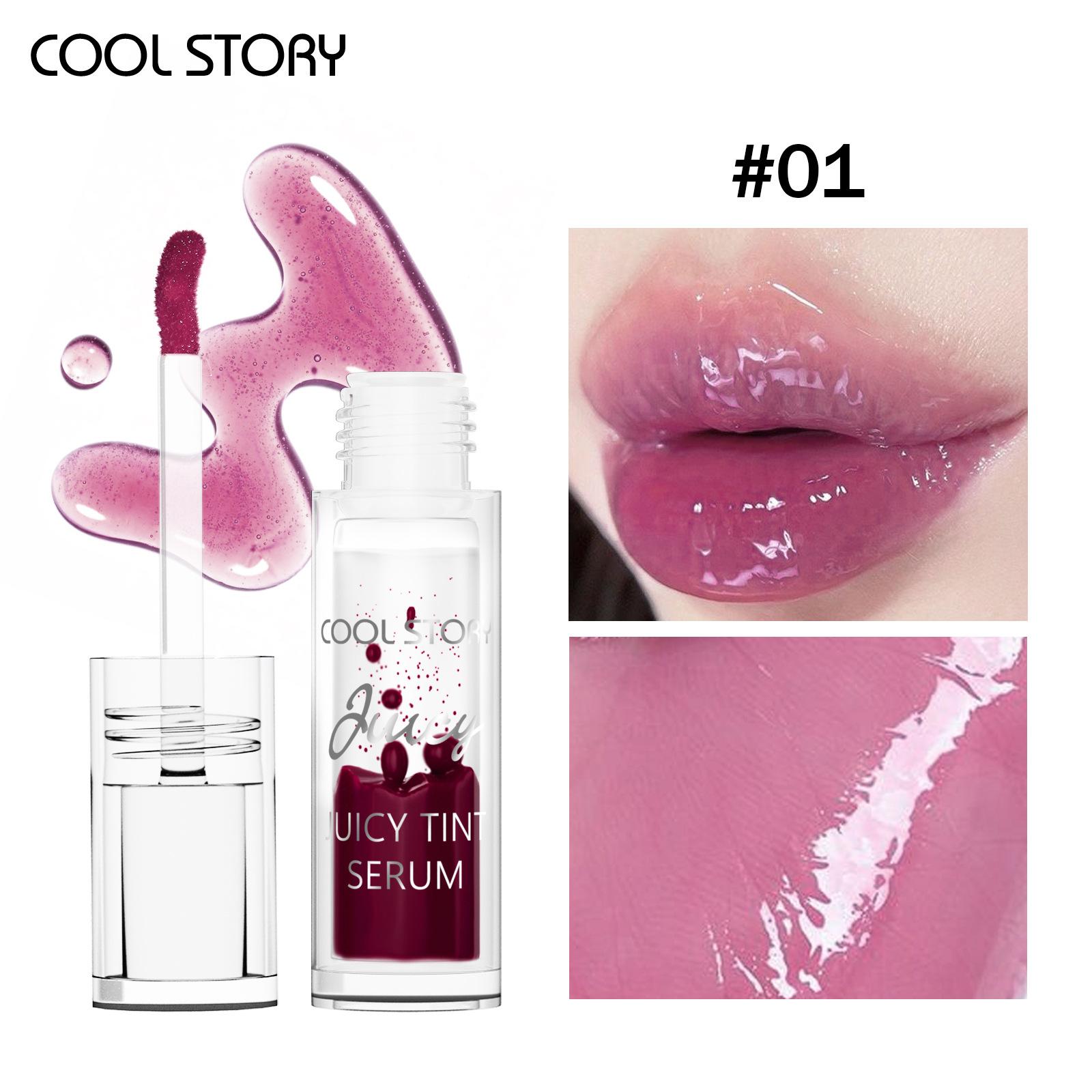 

Зеркальный блеск для губ, сочный оттеночный тинт, вишневый блеск для губ, увлажняющий и стойкий макияж для губ