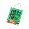 6Pcs Christmas Stationery Gift Set Christmas Party Favors Xmas Stationery Gift Include Cartoon Xmas Notebook Pencil Ruler Eraser