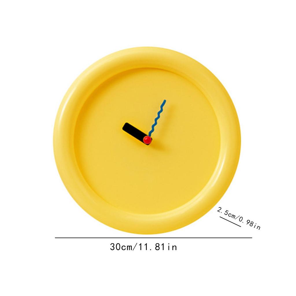 30cm Decorative Wall Clock, Design, Battery Operated Wall Decor for Living Room,