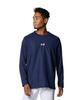 UA HYBRID LONG SLEEVE SHIRT Midnight Navy White LG