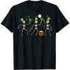 St Patricks Day Skeleton Dancing Saint Pattys Boys Girls Women Men Cotton Men T Shirt
