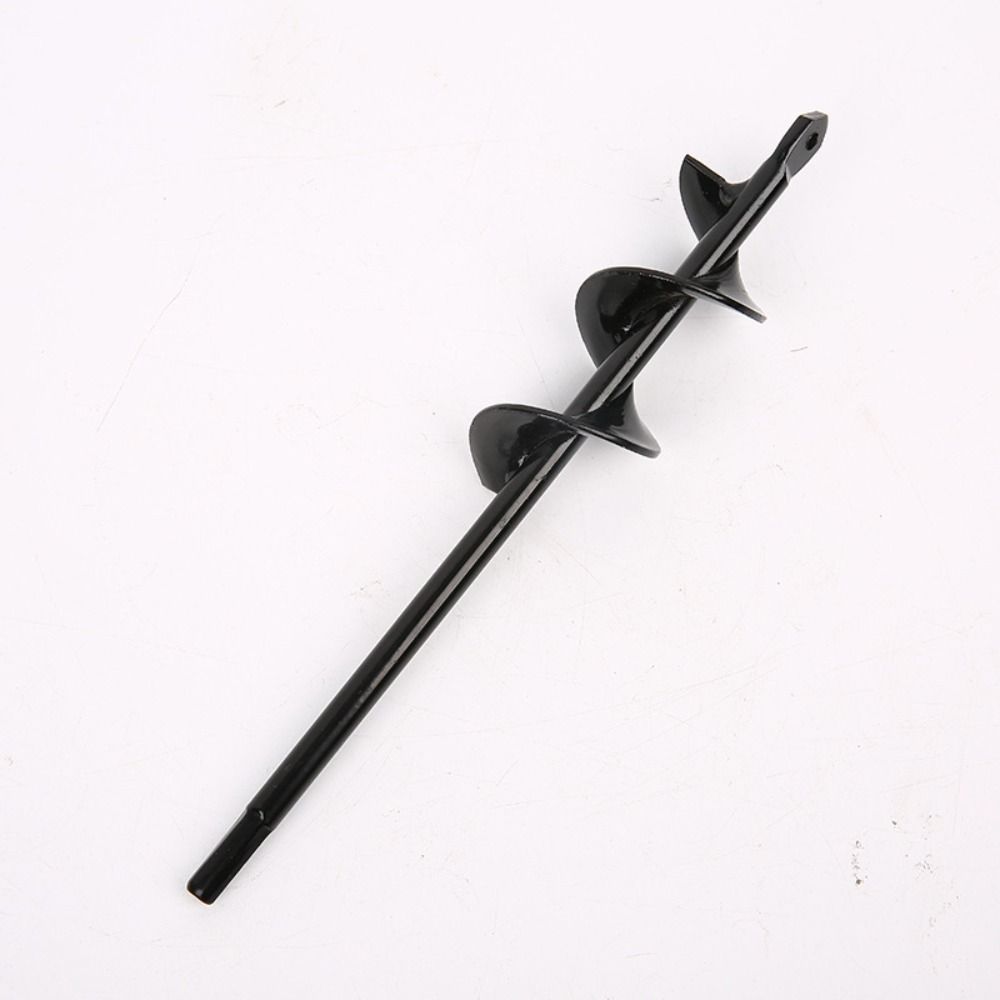 Carbon Steel Auger Drill Bit Black Flower Planting Soil Drill Bits Garden Auger Kit Grow Flowers