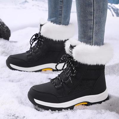 Women's Plus Velvet Winter High-Top Thick-Soled Non-Slip Ankle Snow Boots