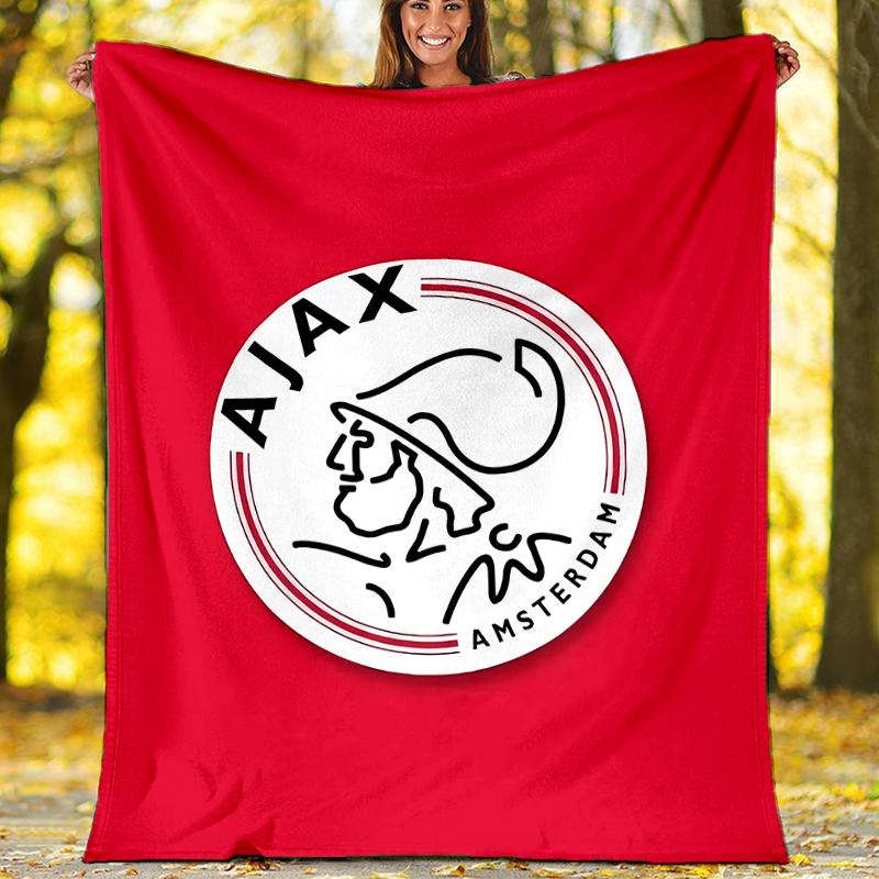 AFC Ajax printed throw blanket—soft,warm;versatile blanket for all seasons—perfect as &air-conditioning throw,nap blanket