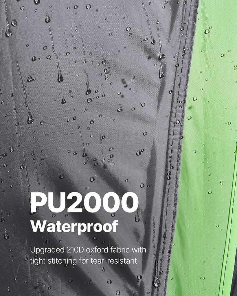 Truck Tent 5.0-5.2ft Waterproof PU2000 Truck Bed Camping Tent 2-3 Person
