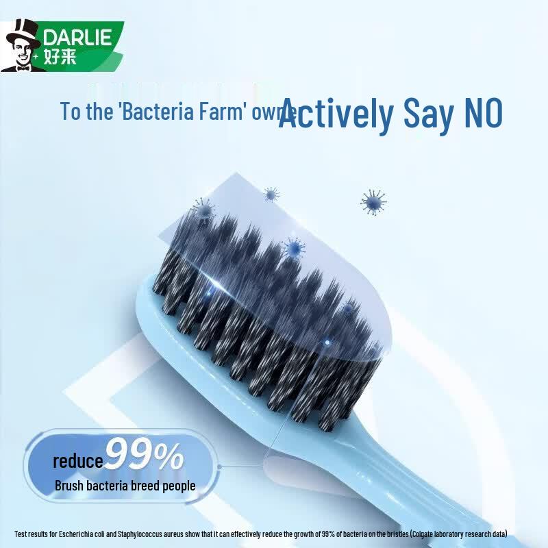 Darlie Charcoal Swirl Fresh Toothbrush
