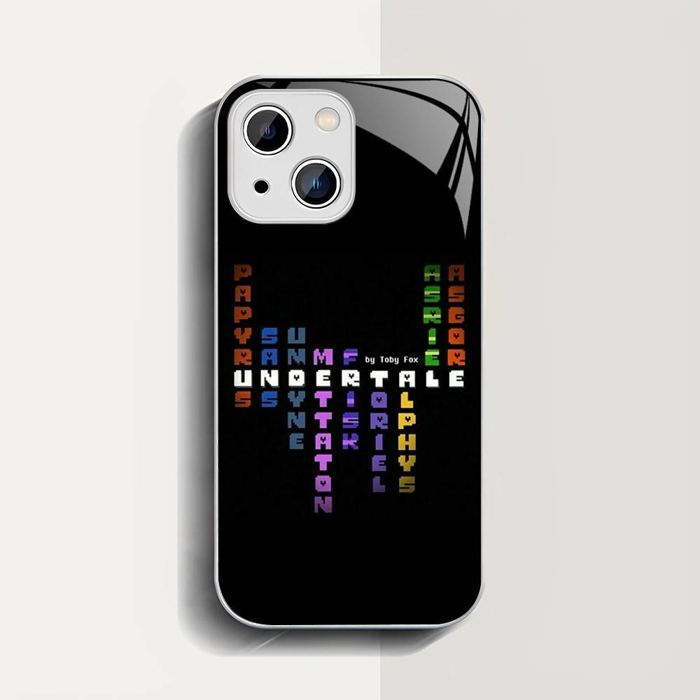 U-Undertale Game Tempered Glass For Iphone 14 13 12 11 Pro Mini XS MAX 14Plus X XS XR Cover