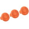 Conveniently Replace Your Spool Cap with 3PCS String Trimmer Spool Cap Cover for WORXWG150 WG151 WG165 WG175 WG180 WG191
