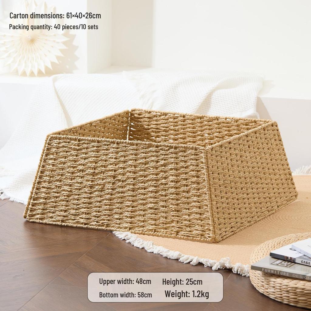 Christmas Tree Base Decorations: Skirt & Basket Set