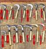 Large Outdoor Manganese Steel Weed Scythe - Long Handle Sickle for Grass Cutting and Corn Harvesting