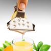 Stainless Steel Lemon Slice Squeezers Set, Manual Juicer for Orange Lime Citrus, Handheld Lemon Wedge Clips, Silver
