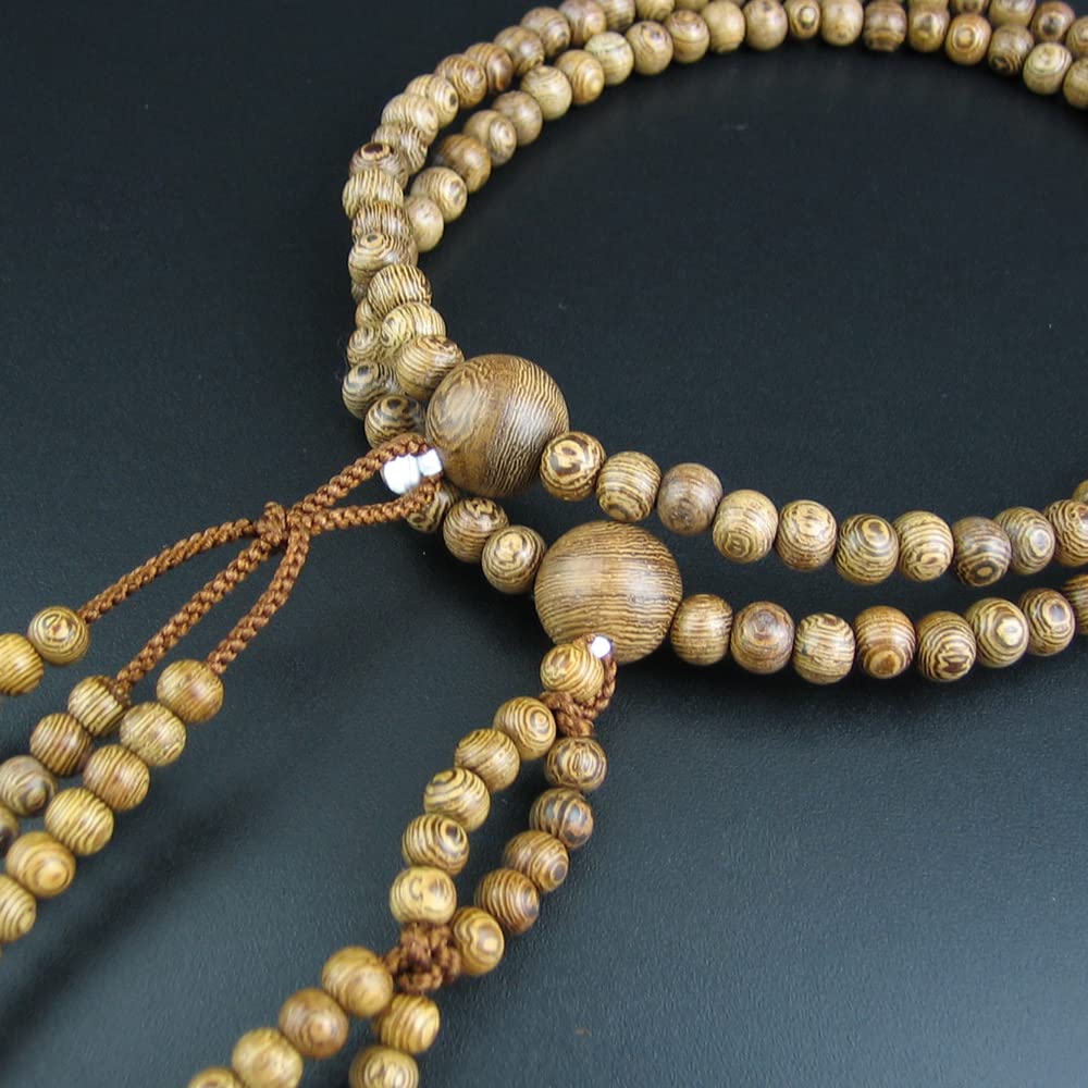 Myorenka Prayer Beads Nichiren Sect Men and Women Shaku 2 Shaku 0 8 Dimensions Iron Sword Wood Tagaya Bontenbo Hon Ceremony Prayer Beads 108 Beads