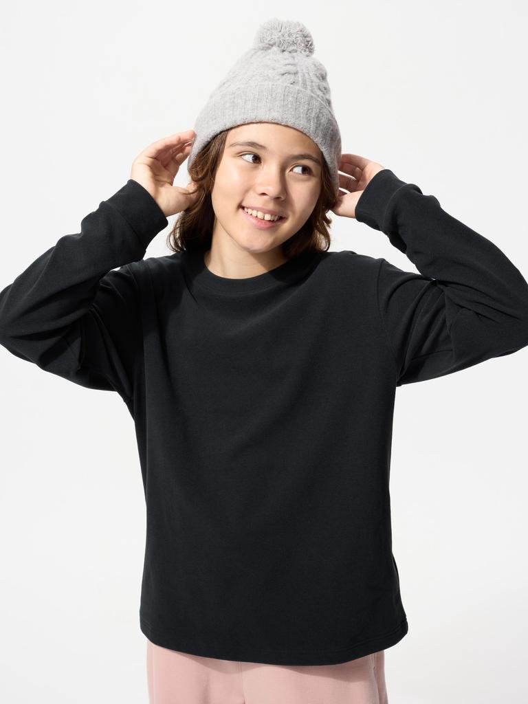 Uniqlo Kids Fleece Crew Neck T  Long Sleeve 