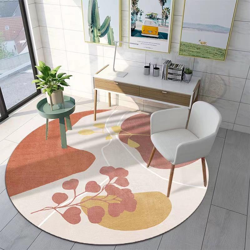 Round Living Room Living Room Washable Printed Rug Queen Bedside Bedroom Rug Home Decor Rug Alfombra
