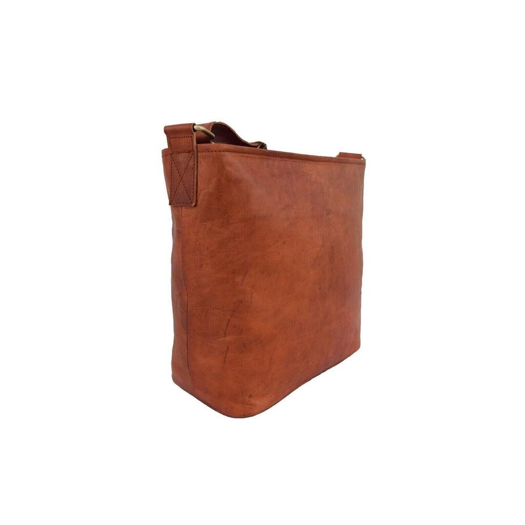 Fashionable Leather Tote Tote Bag Women Handbags Purse Vintage Leather Crossbody