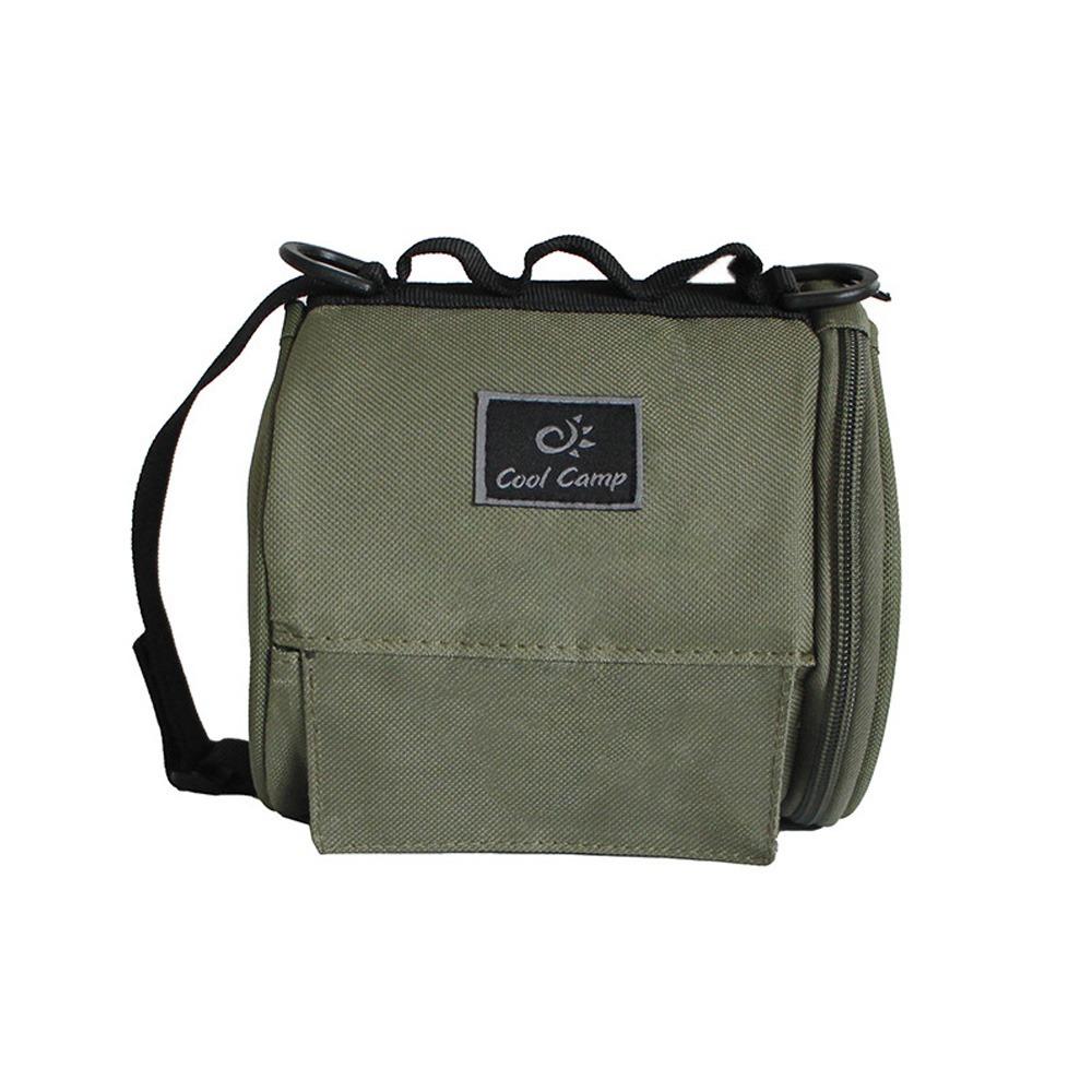 

Oxford cloth Hanging Toilet Paper Holder Side Webbing Portable Toilet Roll Case Hiking зелений