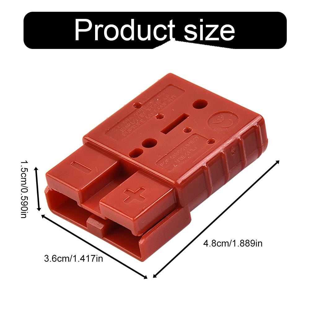 2x Battery Plugs Plug 4x Plated Copper Terminals Battery Plugs High Quality