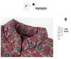 Floral Velvet-Lined Winter Coat for Middle-Aged and Elderly Women