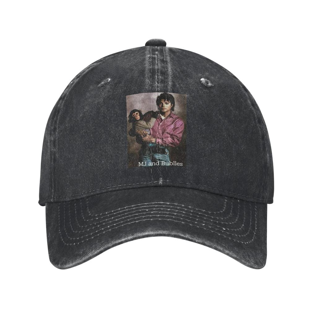 Michael Jackson Baseball Caps Snapback Denim Fabric Hats Outdoor Adjustable Casquette Sports Baseball Cowboy Hat for Unisex