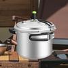 Mini Pressure Cooker Camping Pan Aluminum Alloy Cookware Rice Cooking Pot for Self Driving Tour