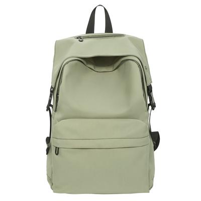 Men Large Capacity Backpack Women Solid Color Backpack Junior Senior High School Student Schoolbag