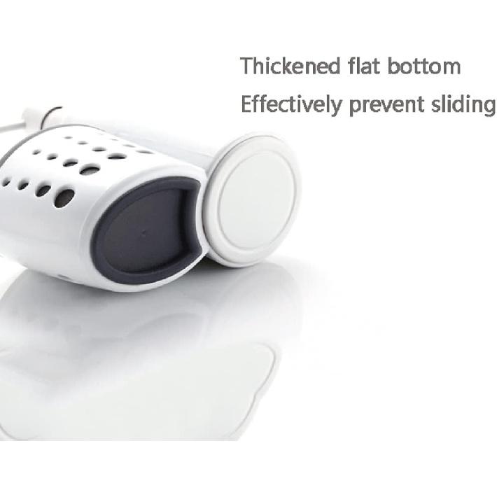 Dual-Purpose Storage soap Dispenser Plastic Lotion Dispenser with Pump Kitchen and Bathroom 400 ml/ 14.1 oz White Gray