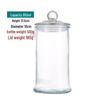 In-Stock Dustproof & Moistureproof High-Borosilicate Glass Tea Storage Canister with Sealed Lid and Large Capacity