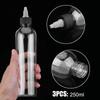 3pcs 250ml Empty Plastic Bottles Tattoo Pigment Ink Bottle Green Soap Clr Bottle Supply