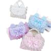 Cute Butterfly Crossbody Bag with Pearl Accent and Plush Rabbit Ears for Little Girls