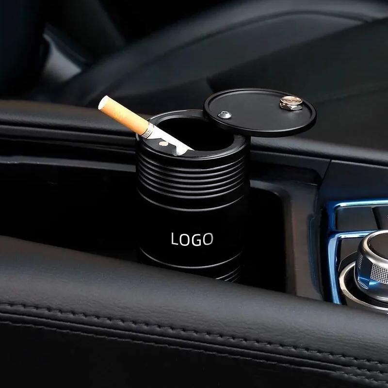Car Interior Aluminum Alloy Ashtray Cigarette Ash Holder Cup For Opel Astra Grandland Corsa Mokka Frontera Insignia Zafira Karl