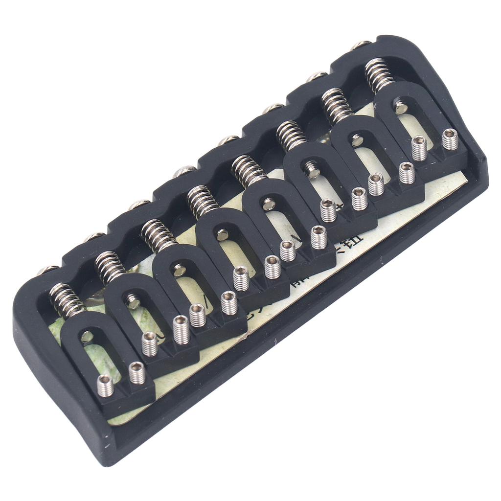 8 String Guitar Fixed Saddle Bridge Metal Professional Electric Guitar Bridge Replacement